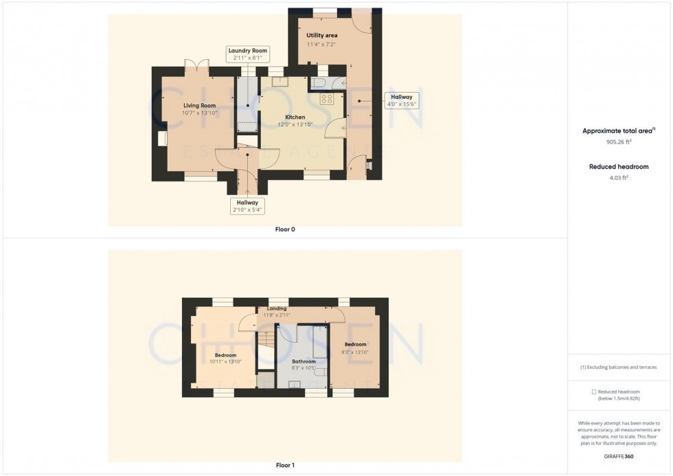 Floorplan for Parton Road, Churchdown, Gloucester