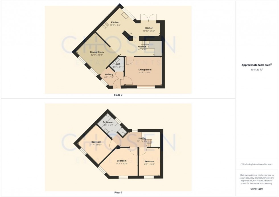 Floorplan for Ermin Park, Brockworth, Gloucester