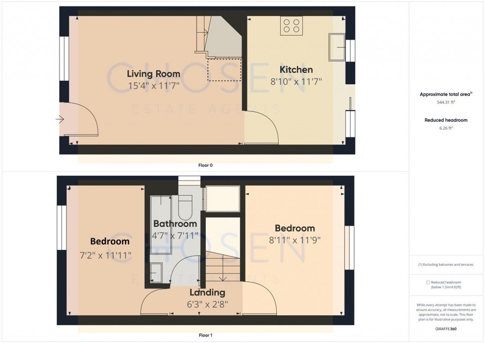 Floorplan for Raleigh Close, Churchdown