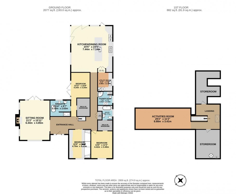 Floorplan for Badgeworth Lane, Badgeworth, Cheltenham