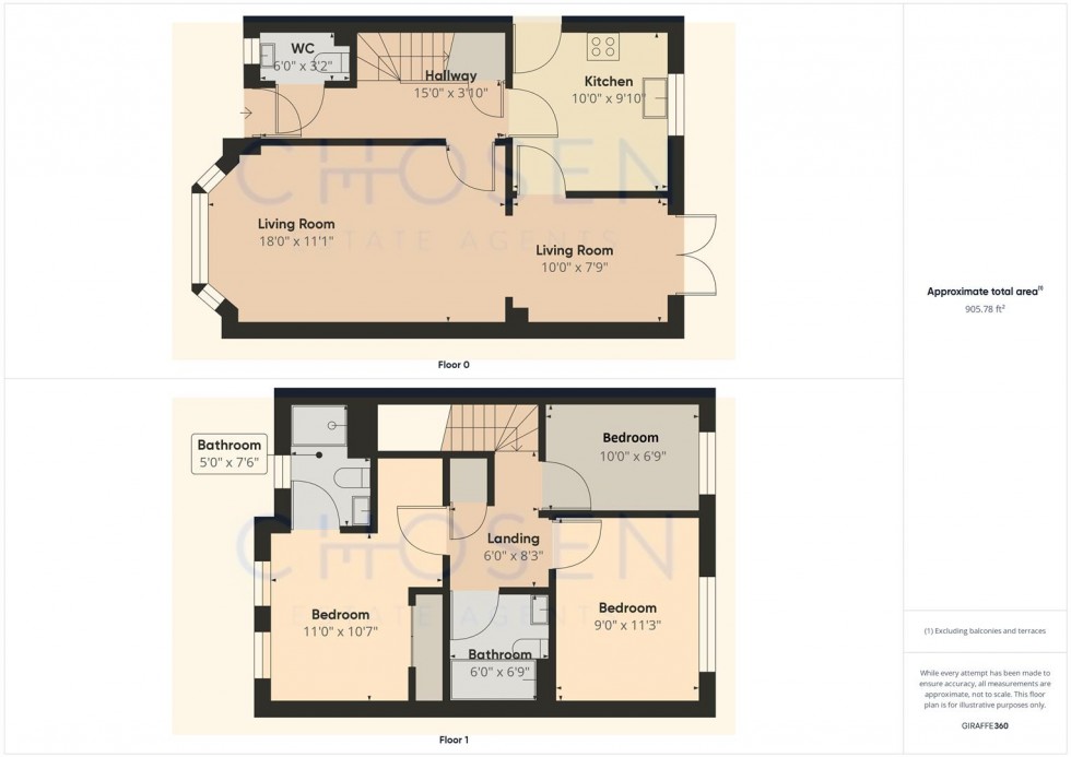 Floorplan for De Havilland Gardens, Brockworth, Gloucester