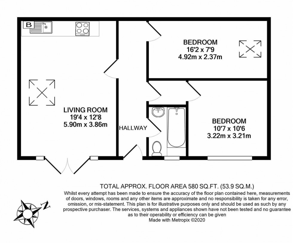 Floorplan for Massey Road, Gloucester