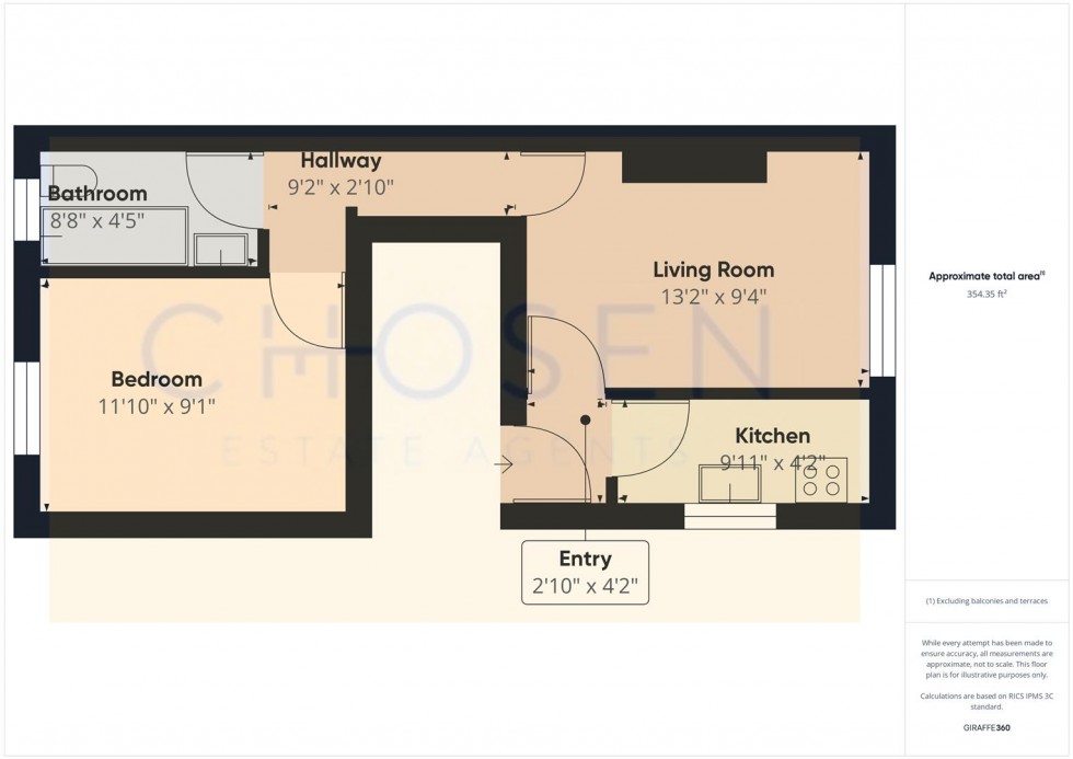 Floorplan for Worcester Street, Gloucester