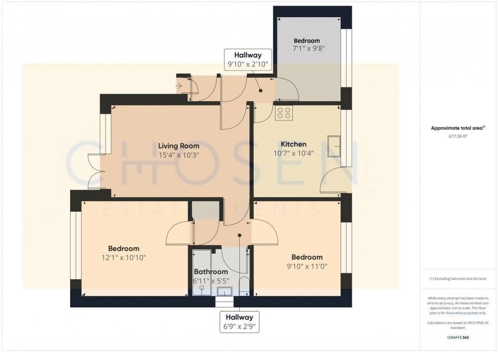 Floorplan for Pirton Lane, Churchdown