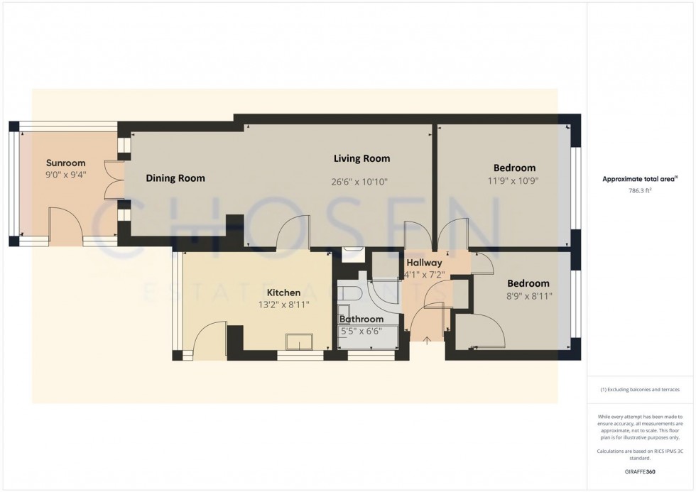 Floorplan for Oldbury Orchard, Churchdown, Gloucester