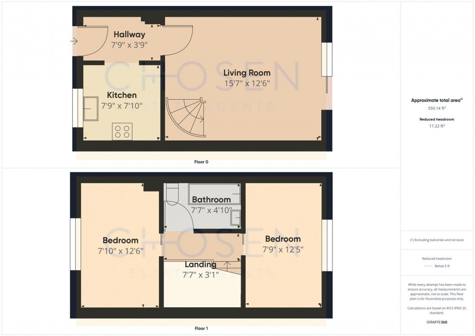 Floorplan for Lysander Court, Churchdown, Gloucester