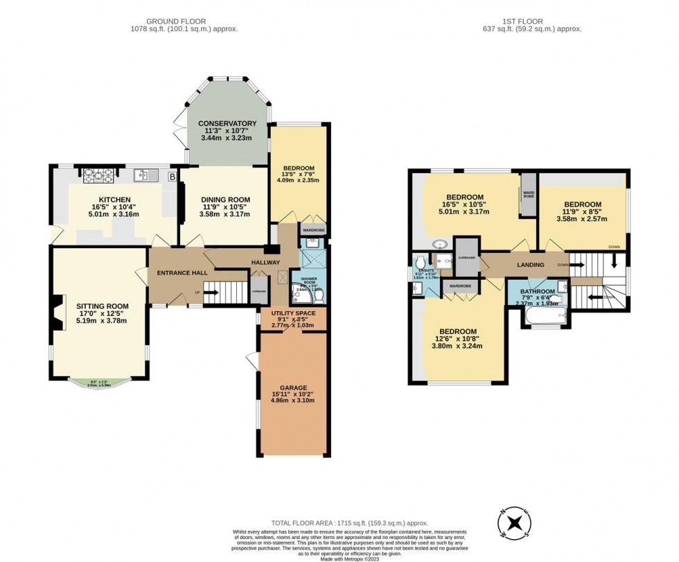 Floorplan for Green Gables, Parton Road, Churchdown