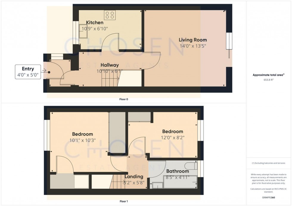 Floorplan for The Willows, Quedgeley, Gloucester