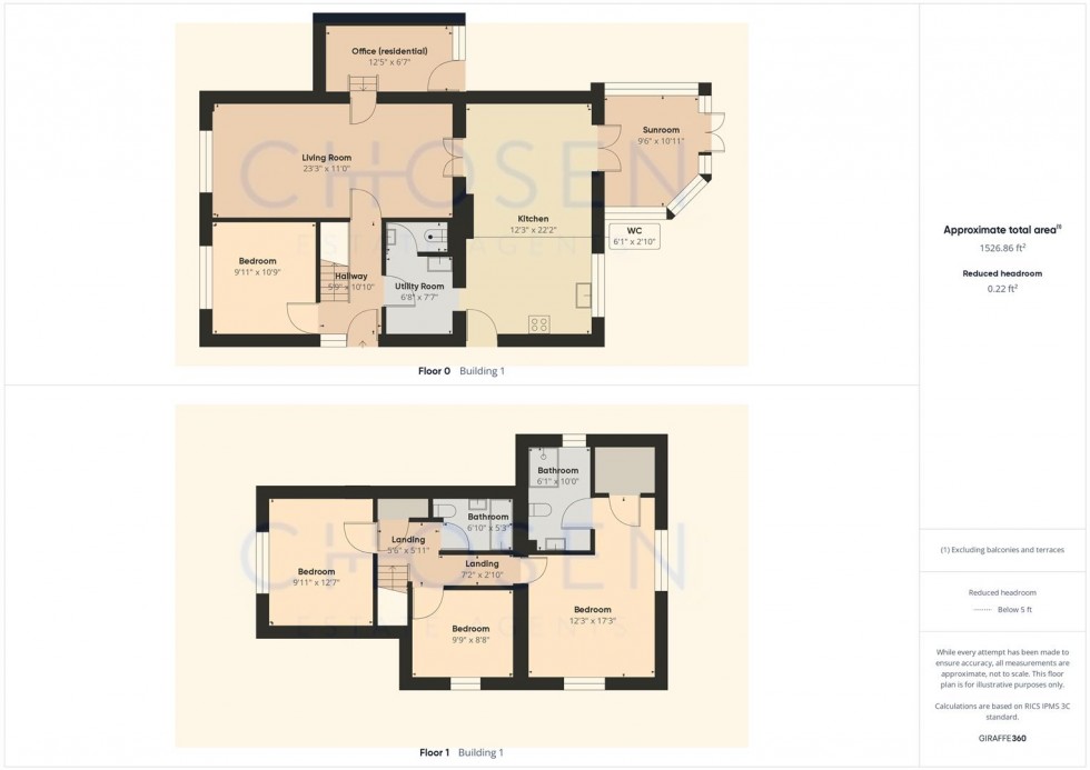 Floorplan for Cavendish Avenue, Churchdown, Gloucester