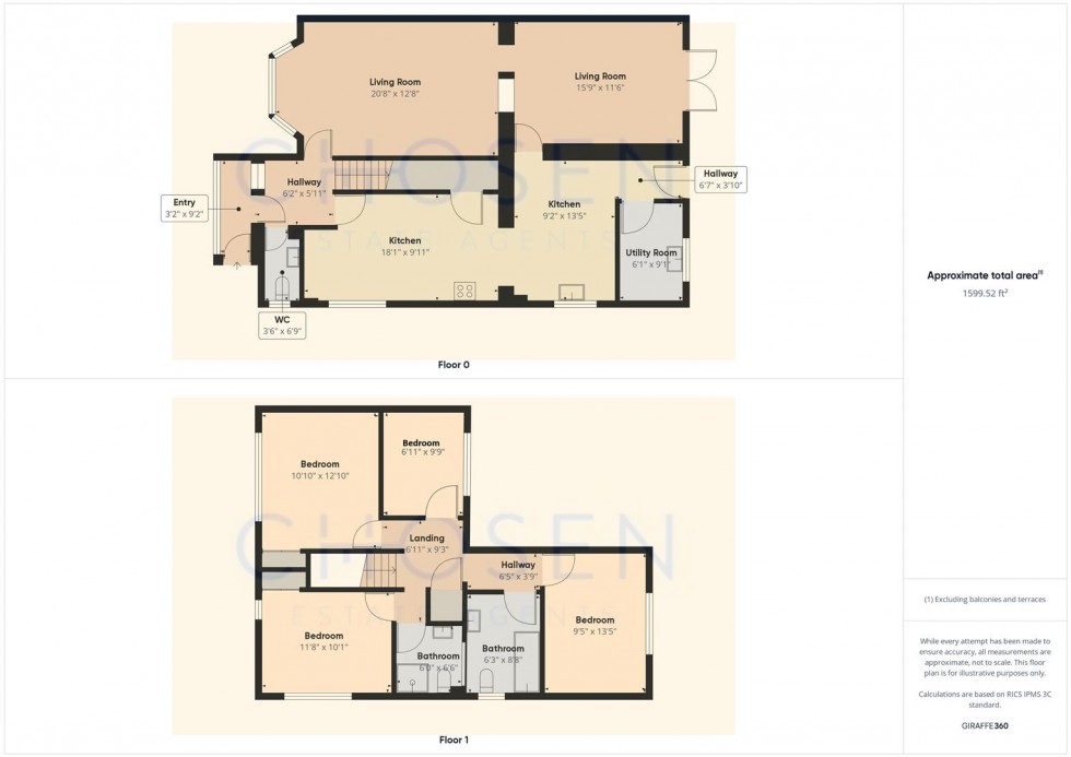 Floorplan for Millfields, Hucclecote, Gloucester