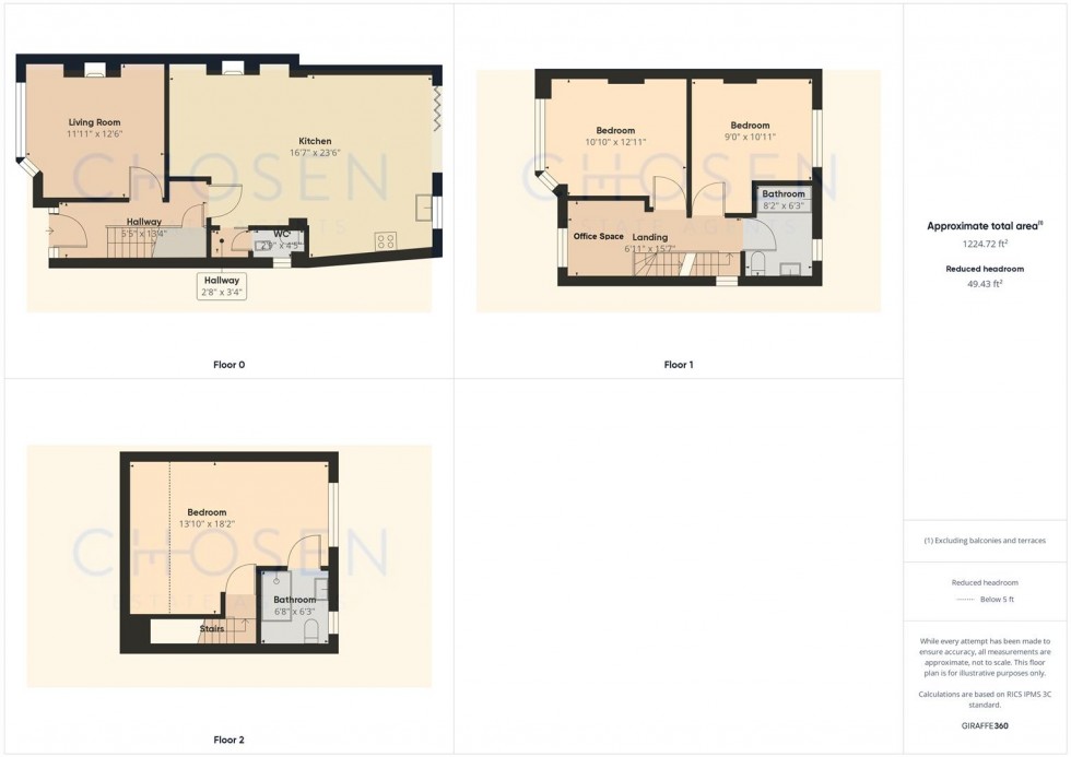 Floorplan for Hatherley Road, Cheltenham