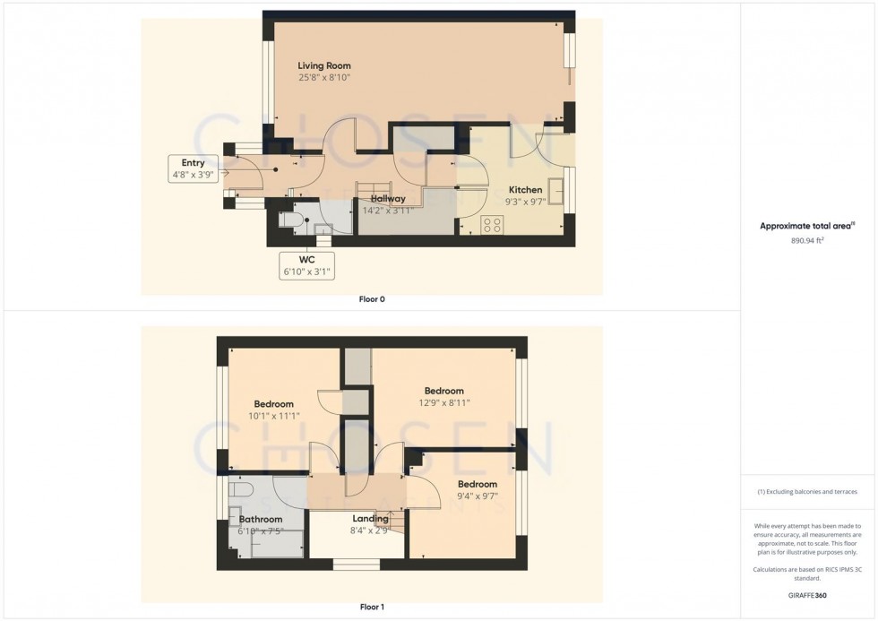 Floorplan for Golden Vale, Churchdown, Gloucester