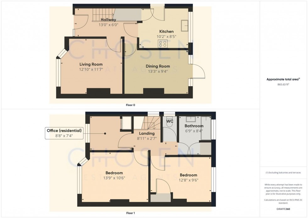 Floorplan for Moselle Drive, Gloucester