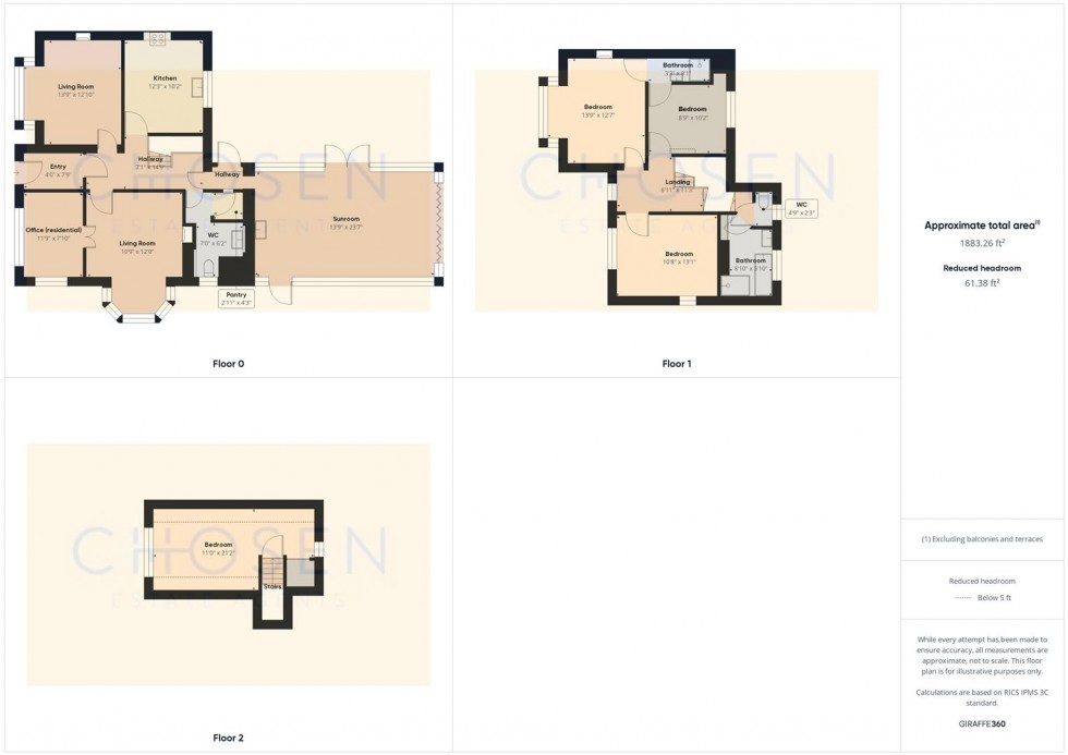 Floorplan for Innsworth Lane, Gloucester