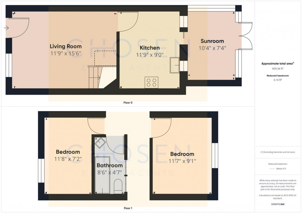 Floorplan for Minstrel Way, Churchdown, Gloucester