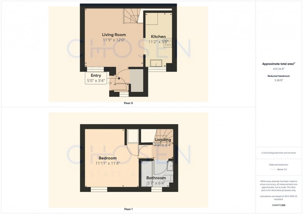 Floorplan for Vervain Close, Churchdown, Gloucester