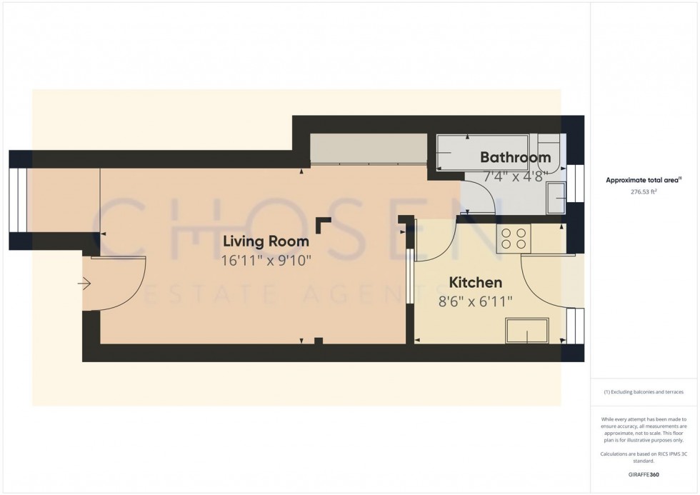 Floorplan for Chestnut Close, Quedgeley, Gloucester