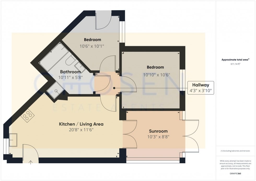 Floorplan for Alms Close, Churchdown