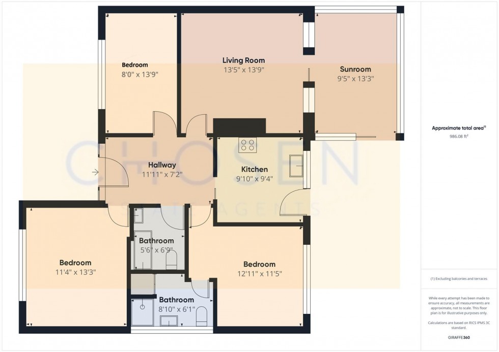 Floorplan for Blacksmith Lane, Gloucester