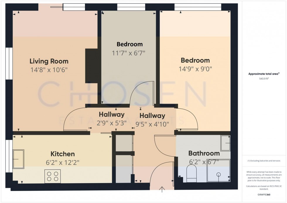 Floorplan for Church Road, Churchdown, Gloucester