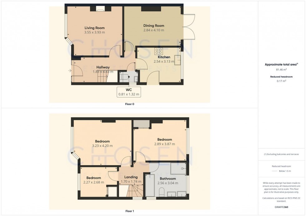 Floorplan for Morley Avenue, Gloucester