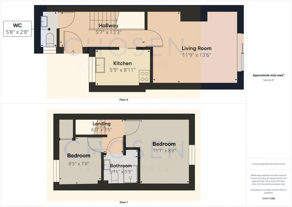 Floorplan for Church Road, Churchdown, Gloucester