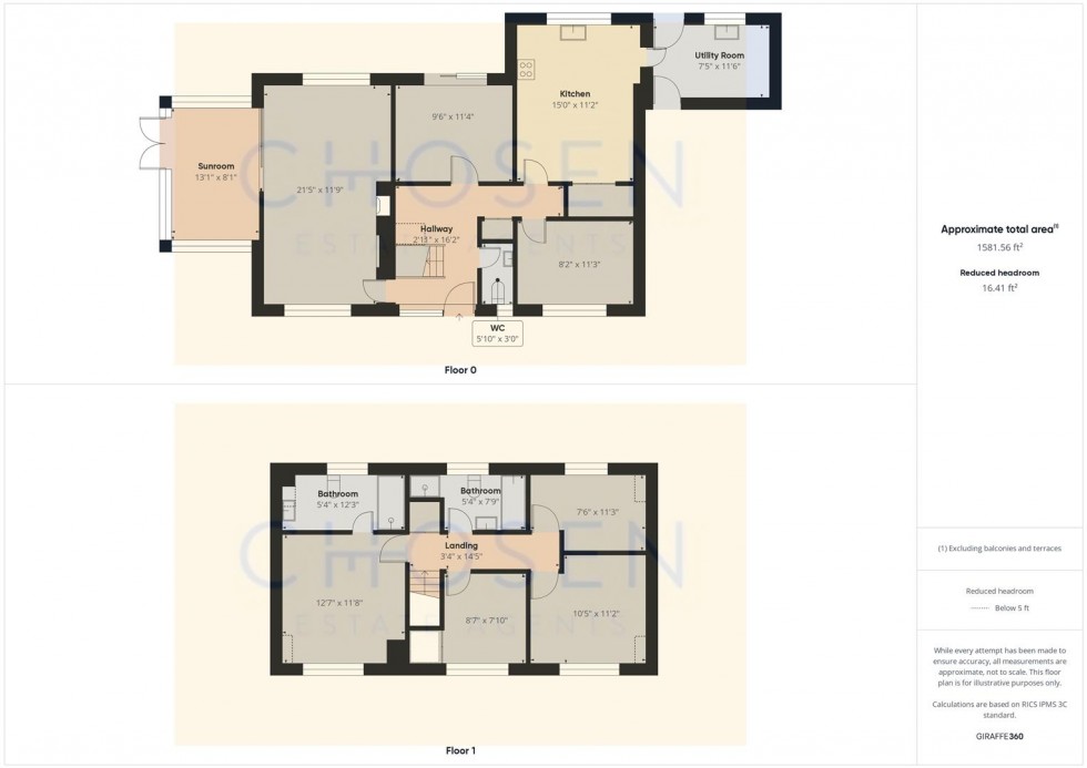 Floorplan for Oldbury Orchard, Churchdown, Gloucester