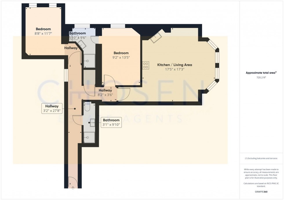 Floorplan for Clock Tower, Huckley Field, Abbeymead, Gloucester