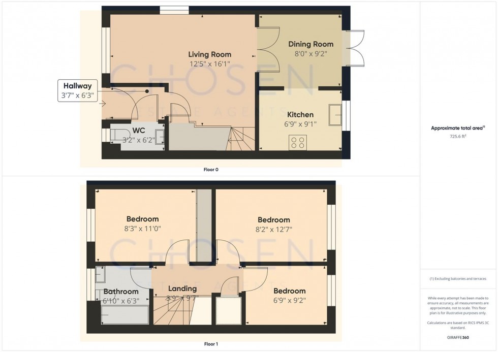 Floorplan for Marlstone Drive, Churchdown, Gloucester