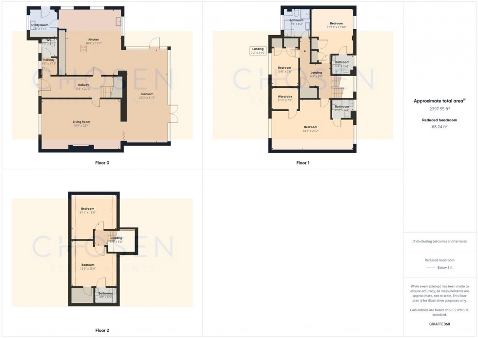 Floorplan for Brookfield Road, Churchdown, Gloucester