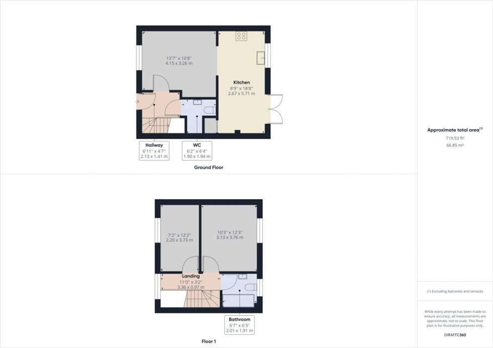 Floorplan for Cowlsmead, Shurdington