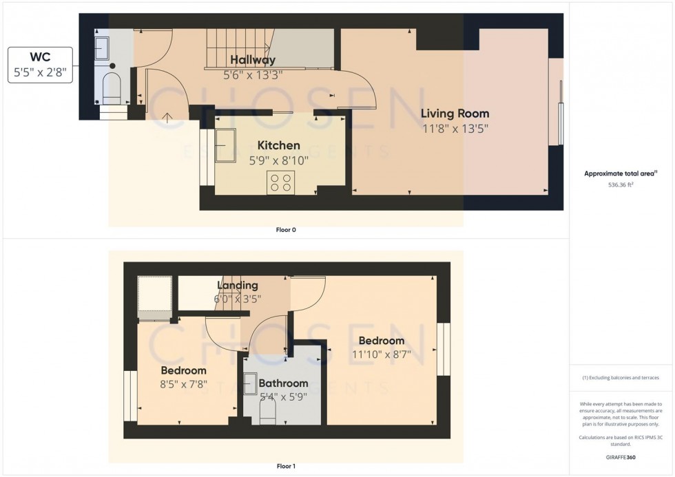 Floorplan for The Manor, Church Road, Churchdown, Gloucester