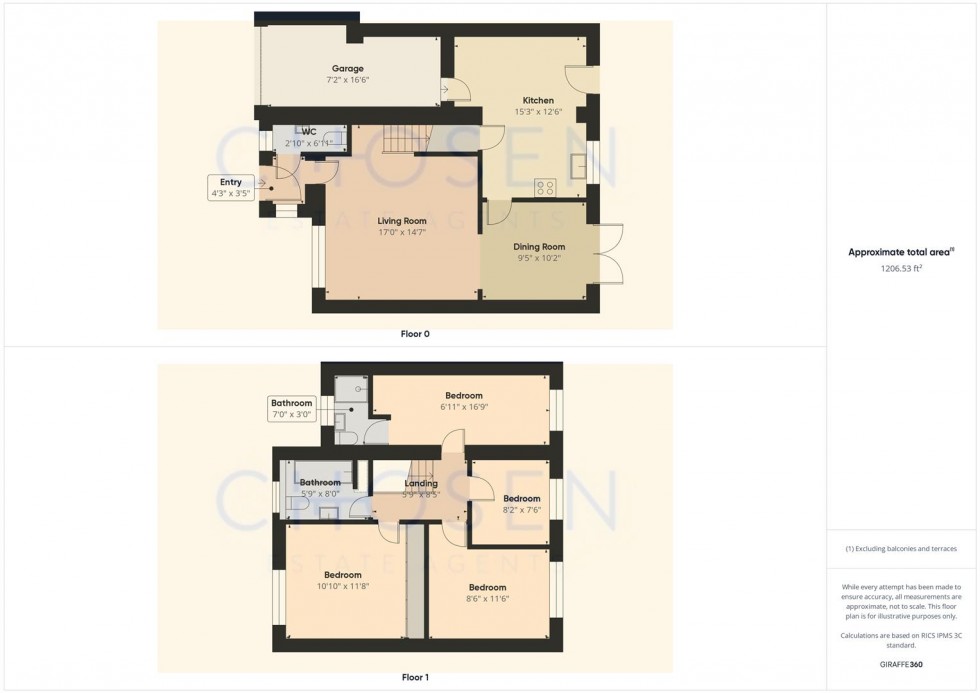 Floorplan for Lilac Way, Quedgeley, Gloucester